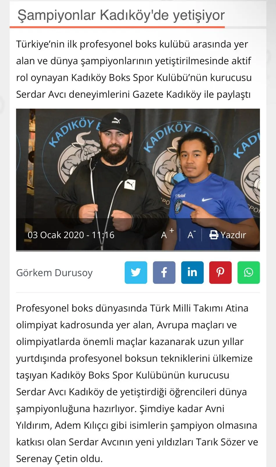 Haberlerimiz